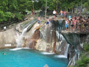Mountain Creek cliff jump