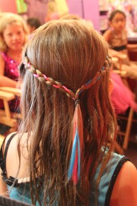 Hair updo at Sweet and Sassy