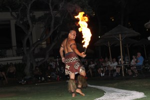 Turtle Bay Resort fire show