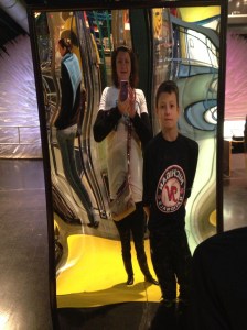 Michigan Science Center mirror