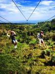 Dual zipline in Hawaii