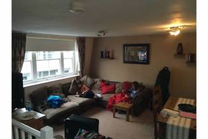 Living room of rented flat