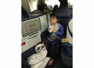 Delta business class fold flat seats